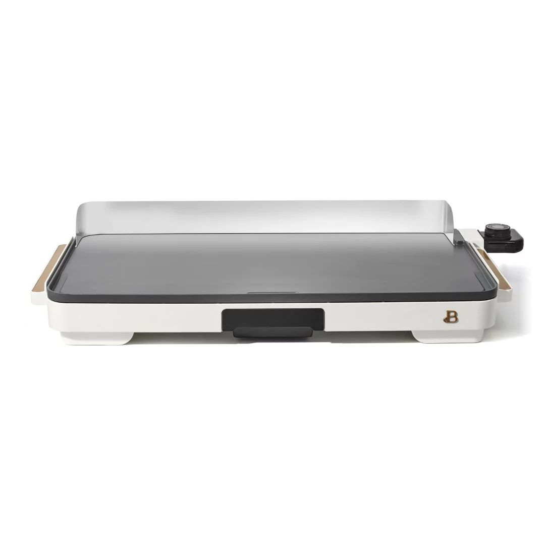 Beautiful XL Electric Griddle 12" x 22"- Non-Stick, White Icing by Drew Barrymore - Walmart.com | Walmart (US)