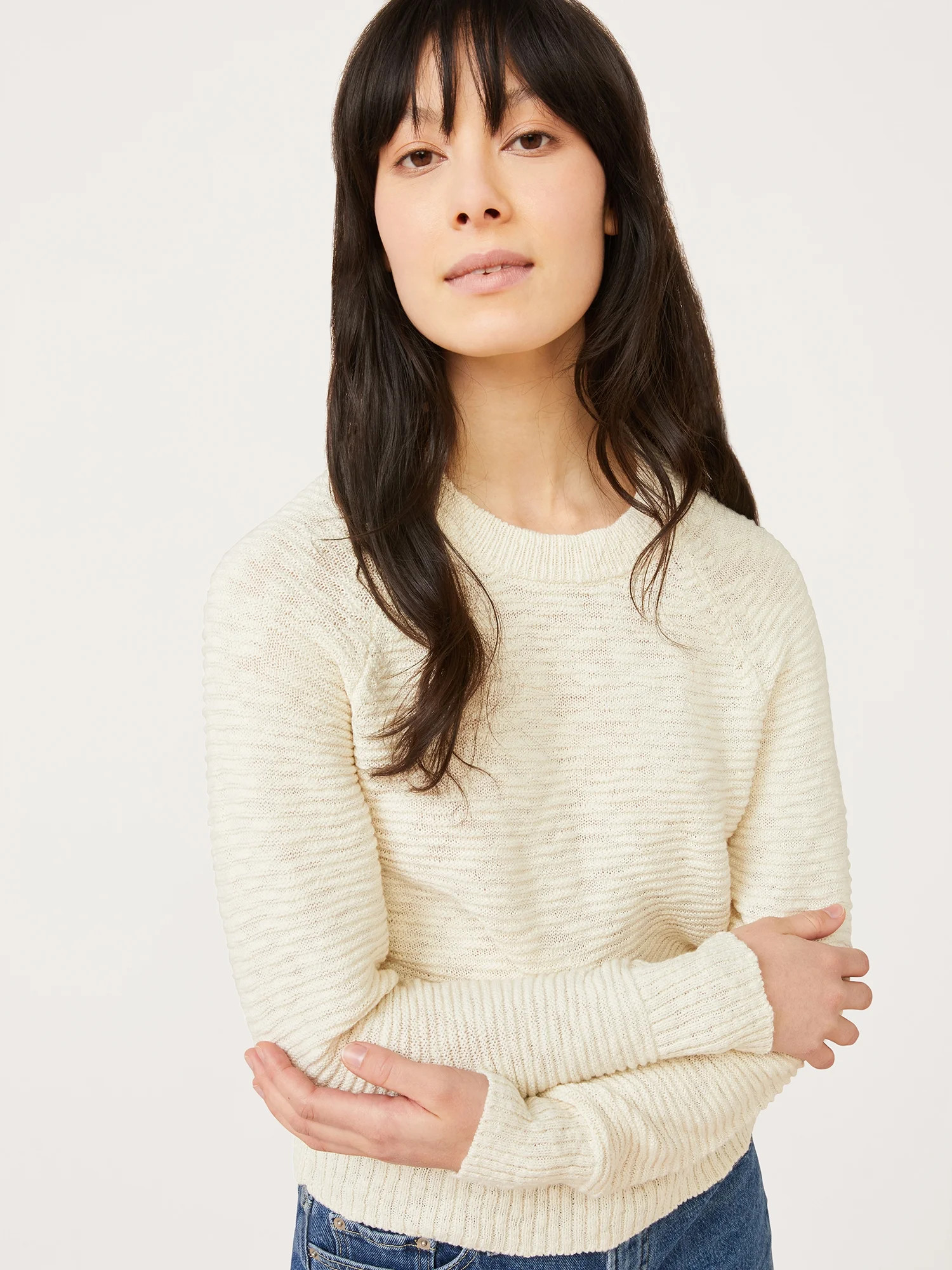 Free Assembly Women’s Raglan Sweater | Walmart (US)