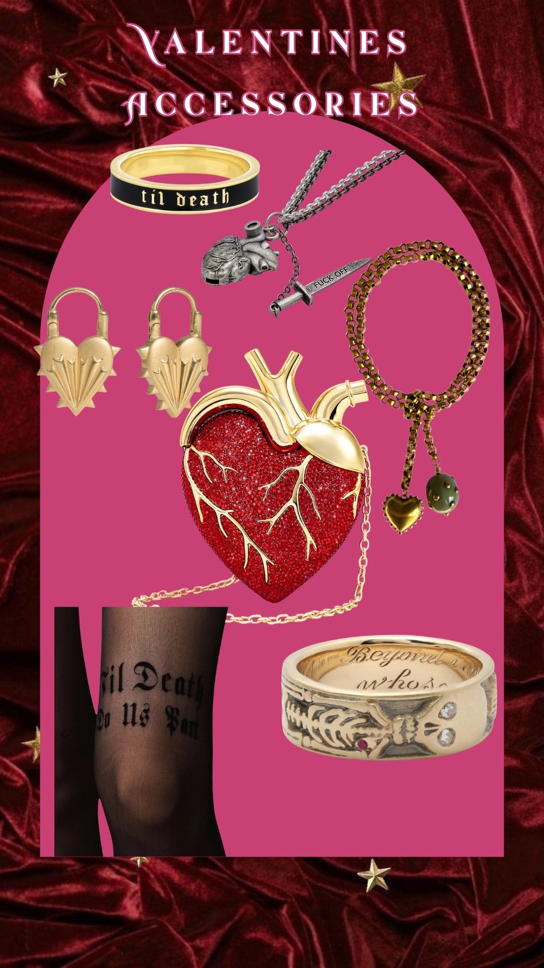 Valentine’s Day gift ideas & jewelry ideas. Valentine’s Day style, valentines tights #valentinesday #valentinesgift #valentinesinspo

#LTKSeasonal