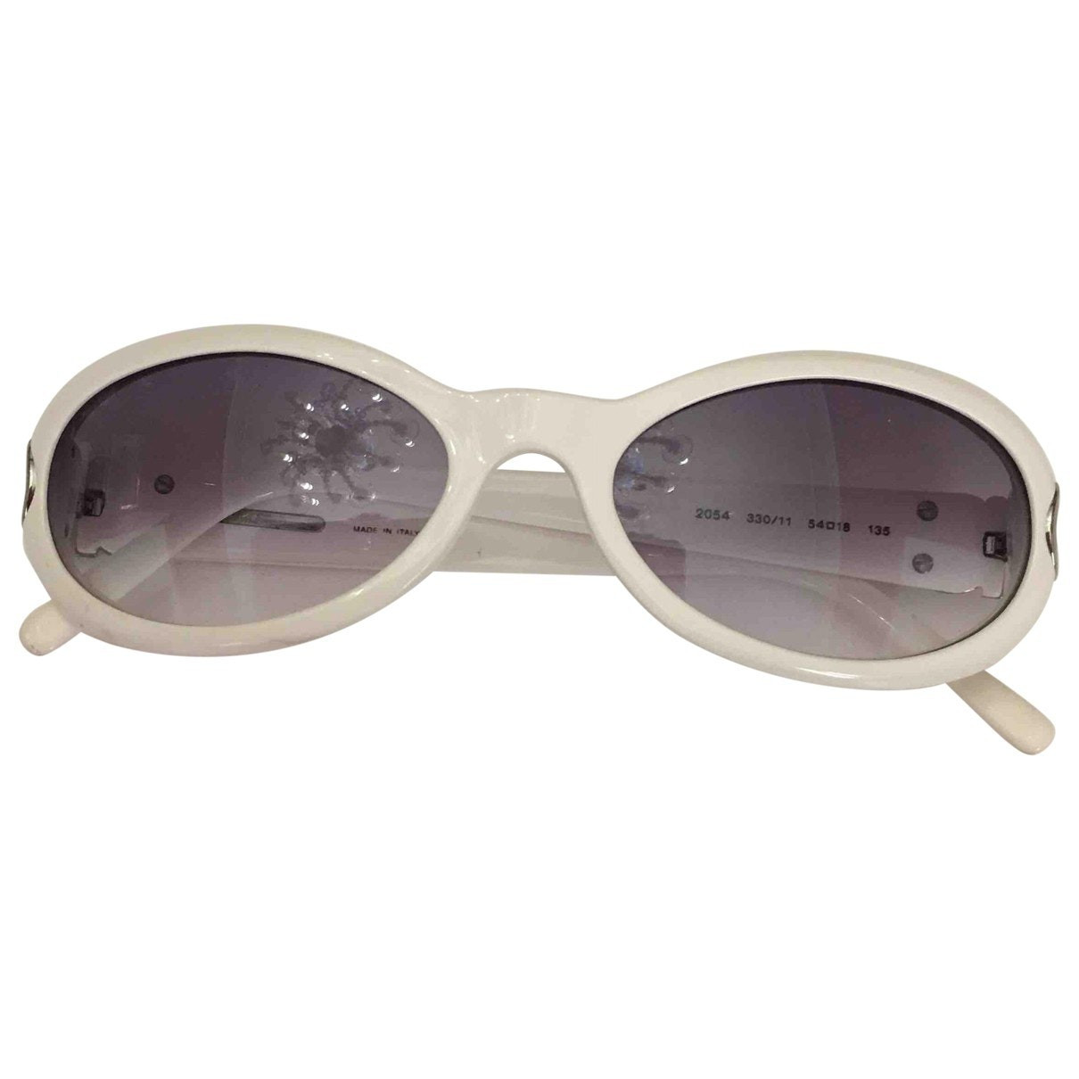 Salvatore Ferragamo White Sunglasses for Women | Vestiaire Collective (Global)
