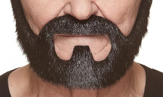 Mustaches Self Adhesive On Bail Fake Beard, Novelty, False Facial, Costume Accessory for Adults | Amazon (US)