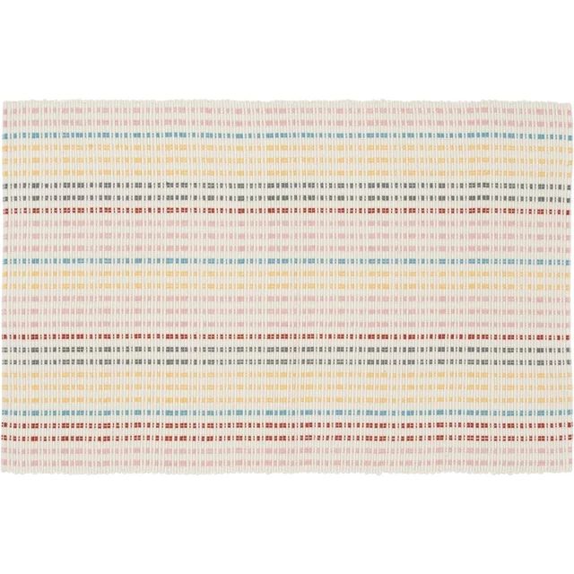 Mainstays Multi Striped Outdoor Layering Accent Rug, 24" x 36" | Walmart (US)
