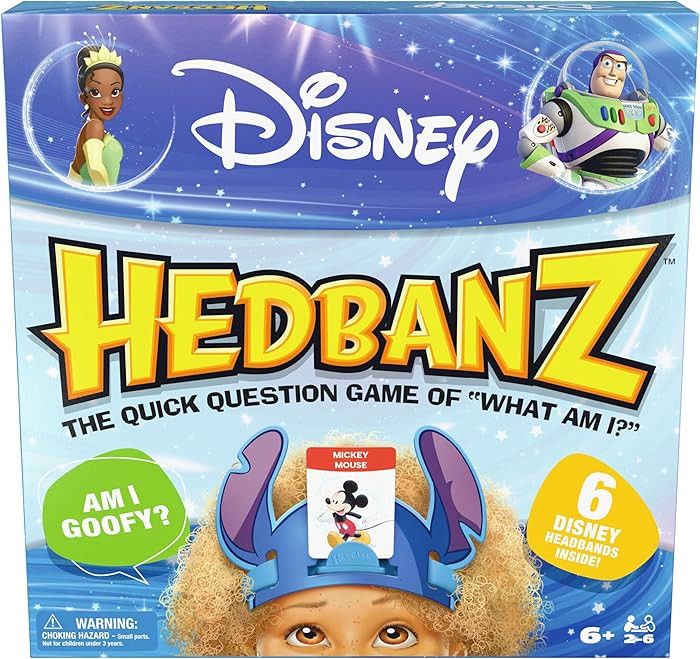 Spin Master Games, Disney Hedbanz, The Hilarious Meme Picture Guessing Game with Popular Disney C... | Amazon (US)