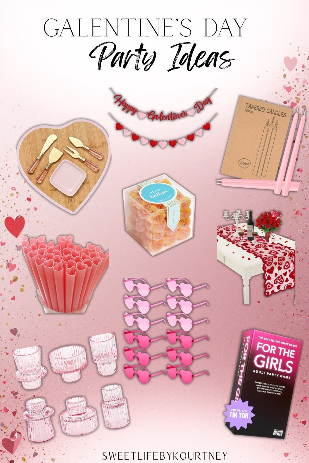 Hosting a Galentine’s Day party just got way easier with these Amazon finds that make the whole vibe feel cute, cohesive, and fun. This Galentine’s Day party decor roundup includes heart-shaped serveware, pink candles, festive drinkware, and table details that instantly elevate a girls’ night in. Everything here is affordable, Amazon-shoppable, and perfect for brunch, wine night, or a cozy Valentine-themed get-together. Save this Galentine’s Day party decor list for easy hosting inspo you’ll reuse every February.

#GalentinesDayDecor #AmazonPartyFinds #ValentinesHosting #SweetLifeByKourtney

#LTKFindsUnder50 #LTKSeasonal