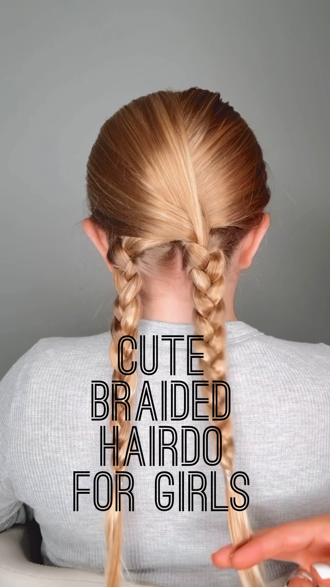 CUTE BRAIDED HAIRDO FOR GIRLS 🩷 I love this braided hairdo! It’s a cute and pretty one to create for school or sports. Sharing my favorite hair products with you, too! Make sure you SAVE and follow us for daily hairstyles. 

#LTKBeauty