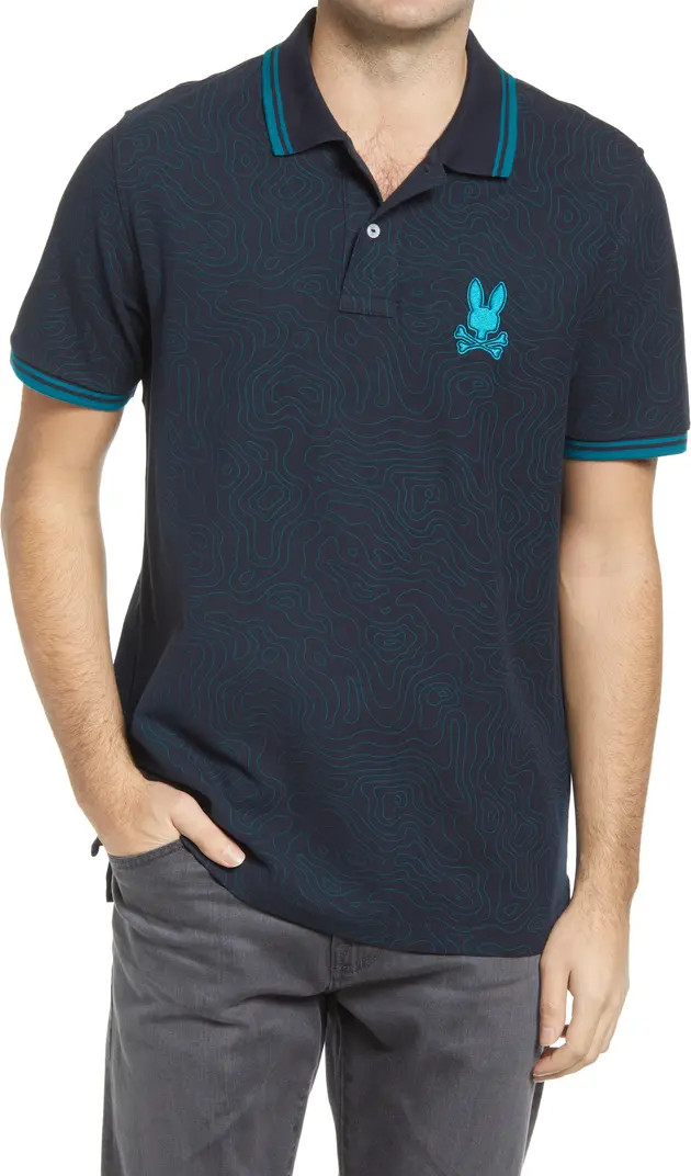 Psycho Bunny Men's Dixon Tipped Piqué Polo | Nordstrom | Nordstrom