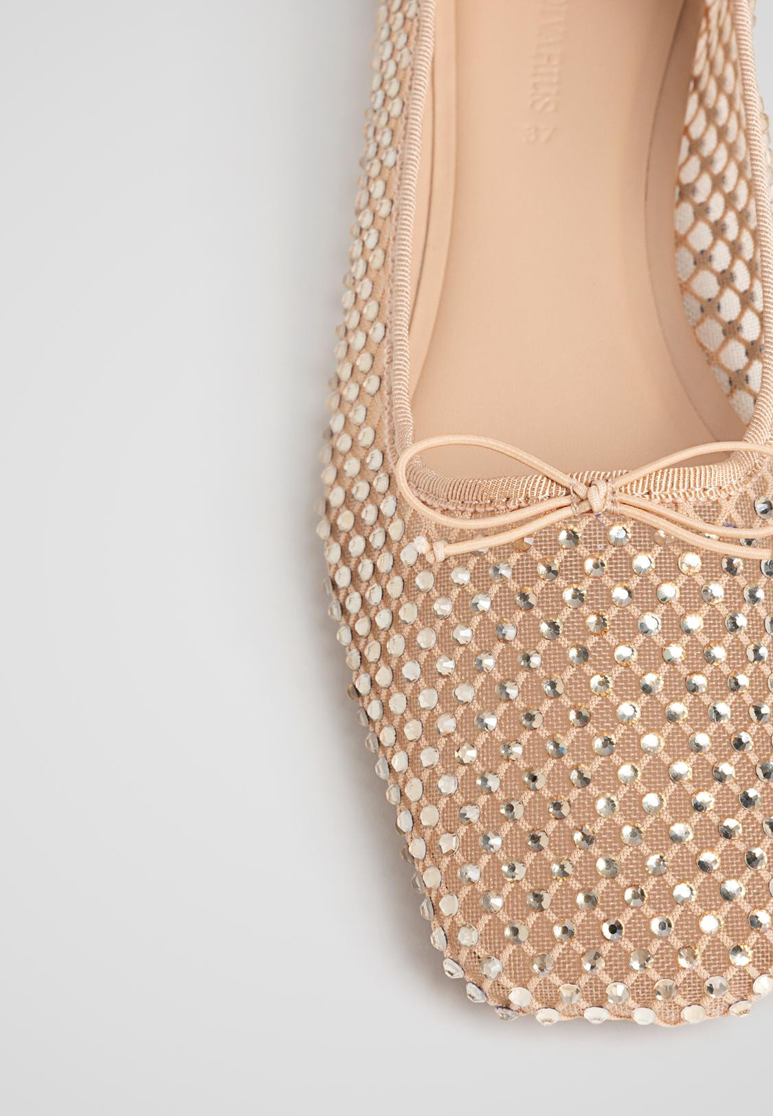 Ballerinas mit Mesh und Glitzer - Ballerinas für Damen | Stradivarius Deutschland | Stradivarius DE