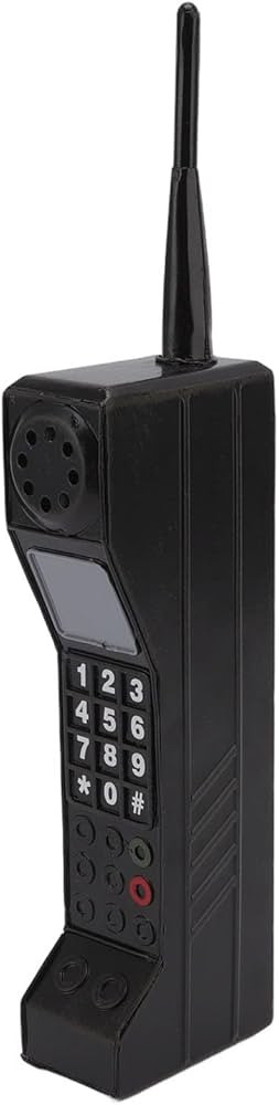 Retro Mobile Phone, Old Fashioned 80s 90s Portable Brick Cell Phone Ornament Vintage Brick Phone ... | Amazon (US)