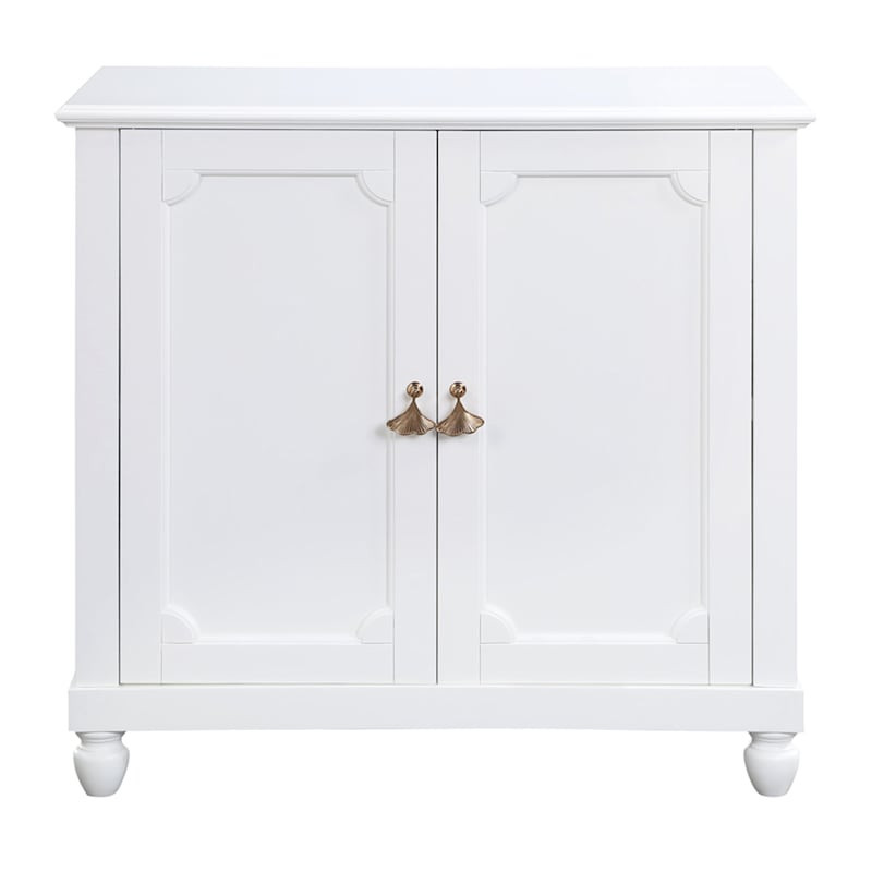 Asbury 2-Door White Cabinet | At Home