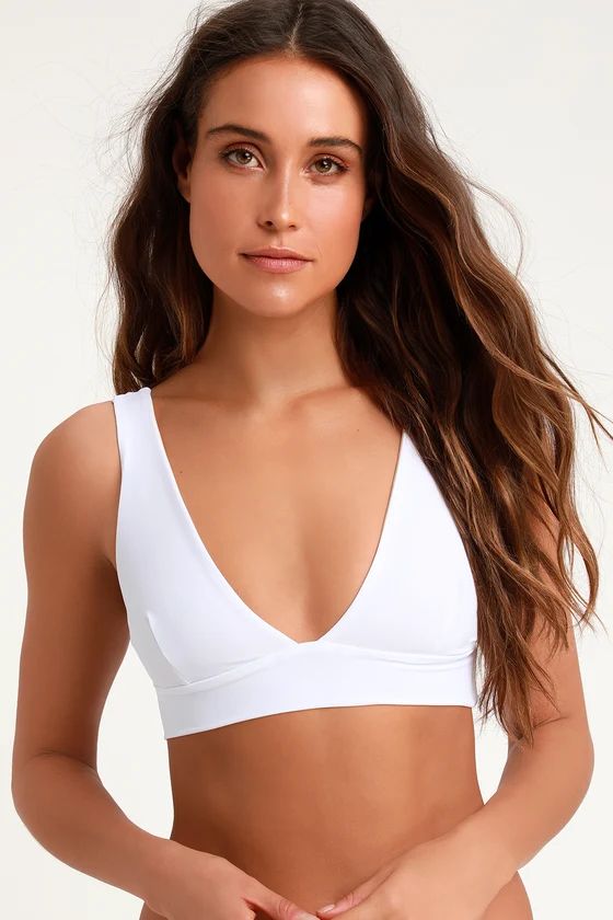 Daniella White Bikini Top | Lulus (US)