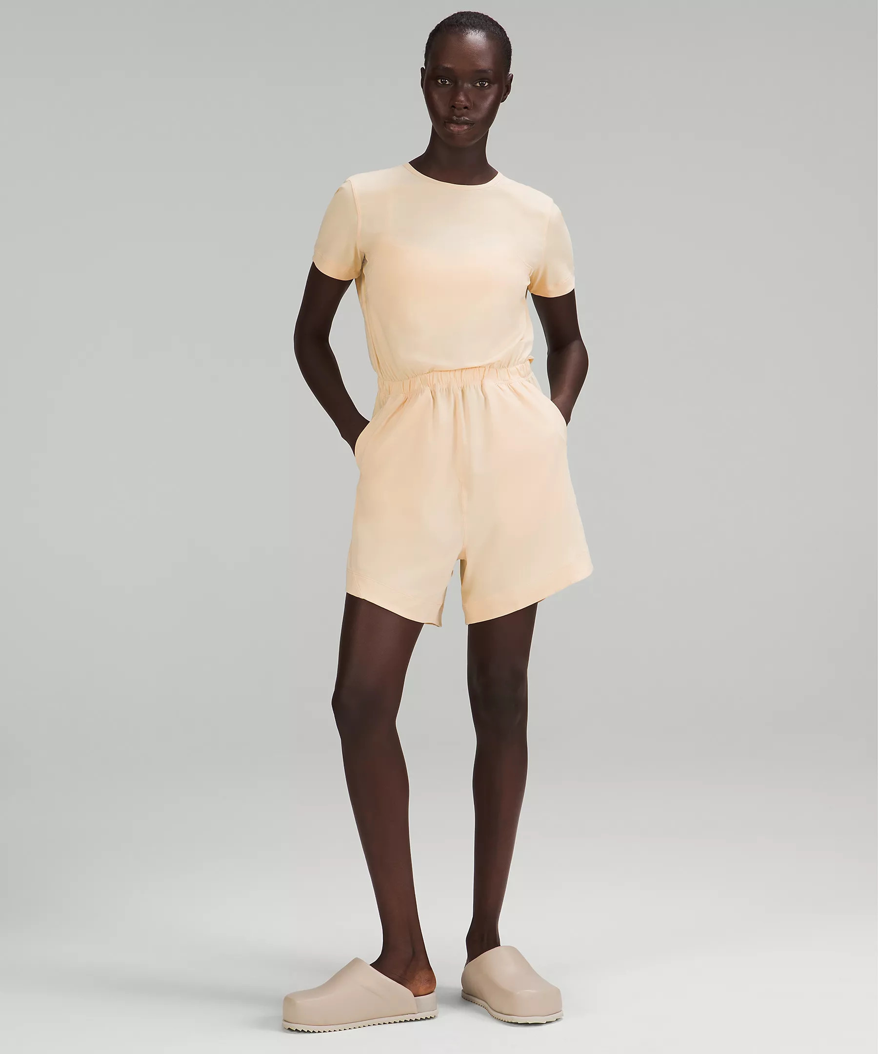 Lightweight High-Neck Romper | Women's Dresses | lululemon | Lululemon (US)