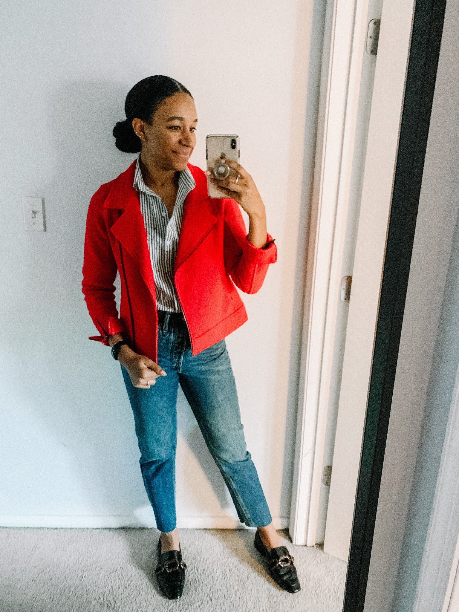 You won’t find me in red often, but for a casual valentines look, this blazer gets the assignment. 

#LTKstyletip #LTKunder50 #LTKSeasonal