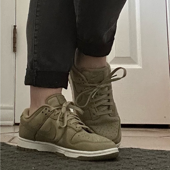 Nike Dunk Olive Green Women's Sneakers | Poshmark