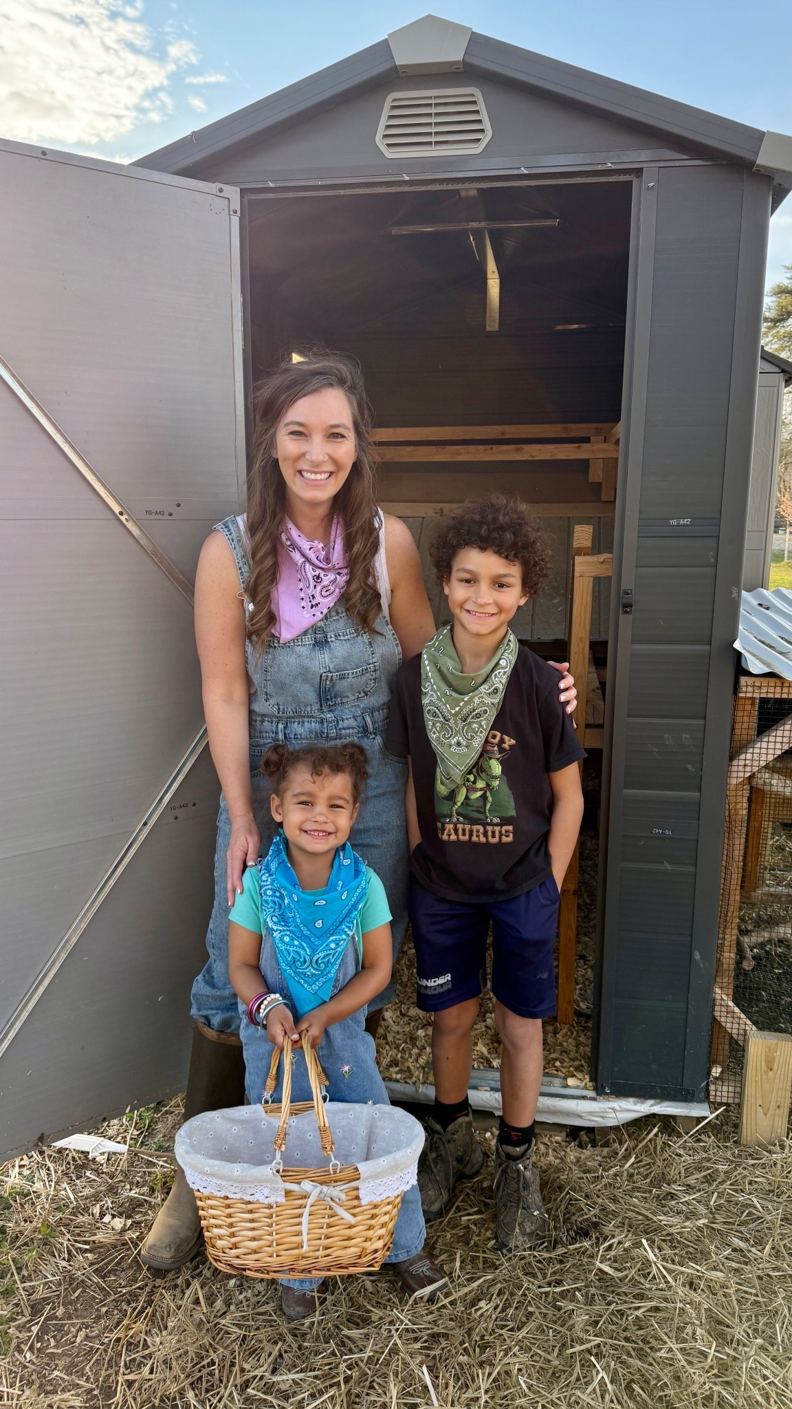 Farm Life = Good Life! Our enjoying our friends farm, helping with some projects and collecting chicken eggs wearing our favorite mom and me overalls. 

#LTKootd #LTKmomlife #LTKKids
