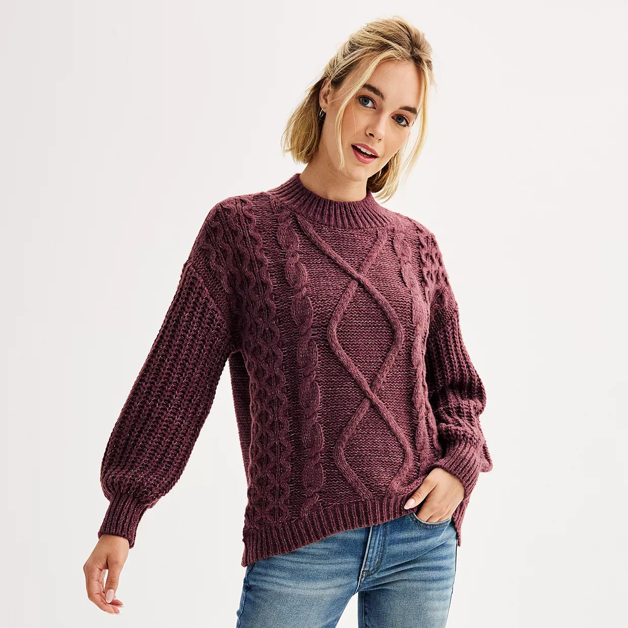 Juniors' SO® Crewneck Sweater | Kohl's