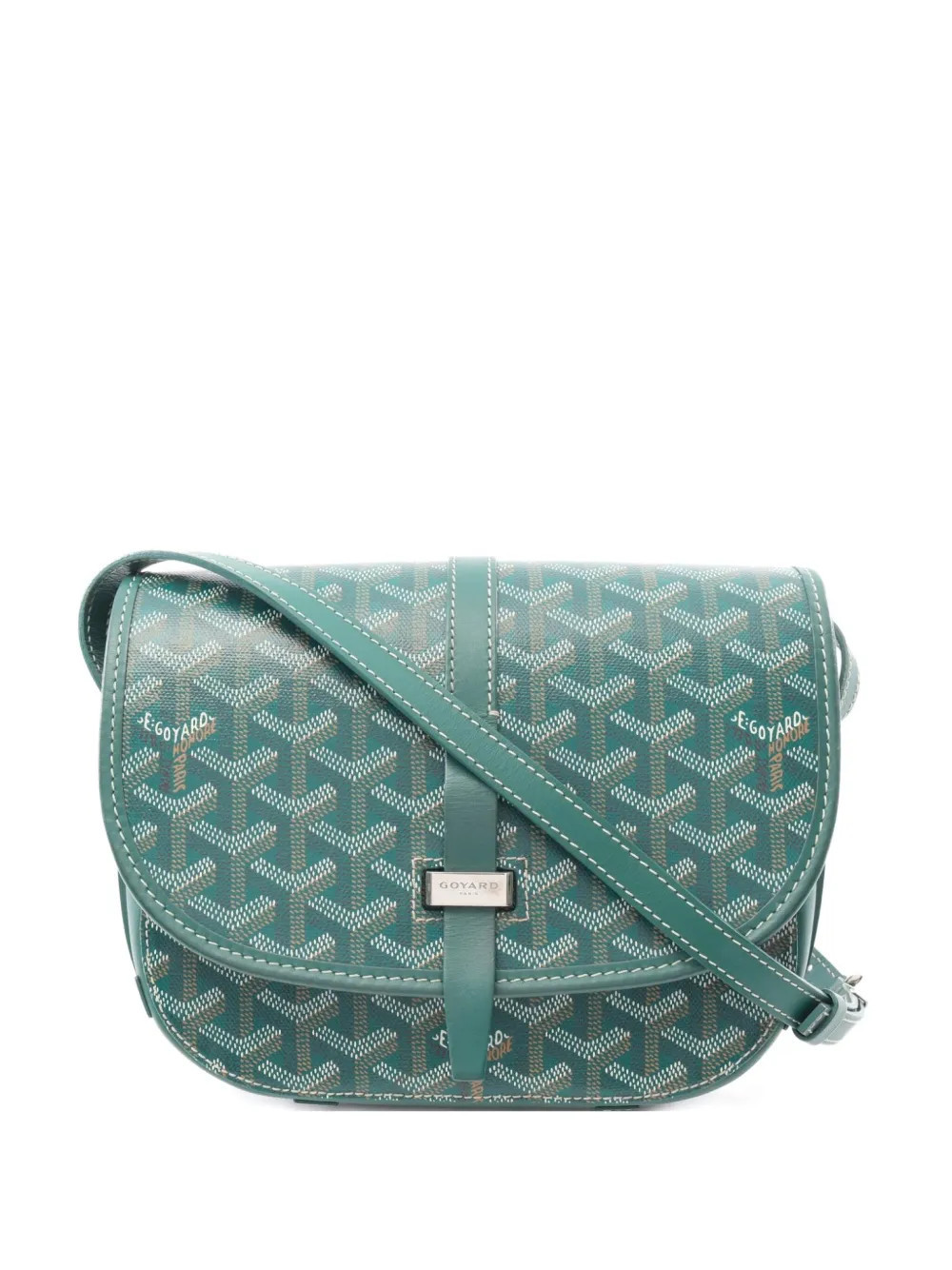 Goyard Pre-Owned 2010s Belvedere PM canvas cross body bag - Green | Farfetch Global