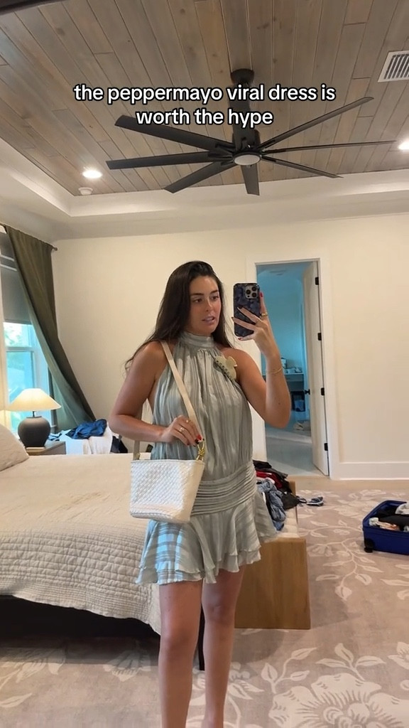 OOTN! Love this look from Peppermayo. Linked my bag in a different color 🤍

#LTKStyleTip #LTKParties #LTKFindsUnder100