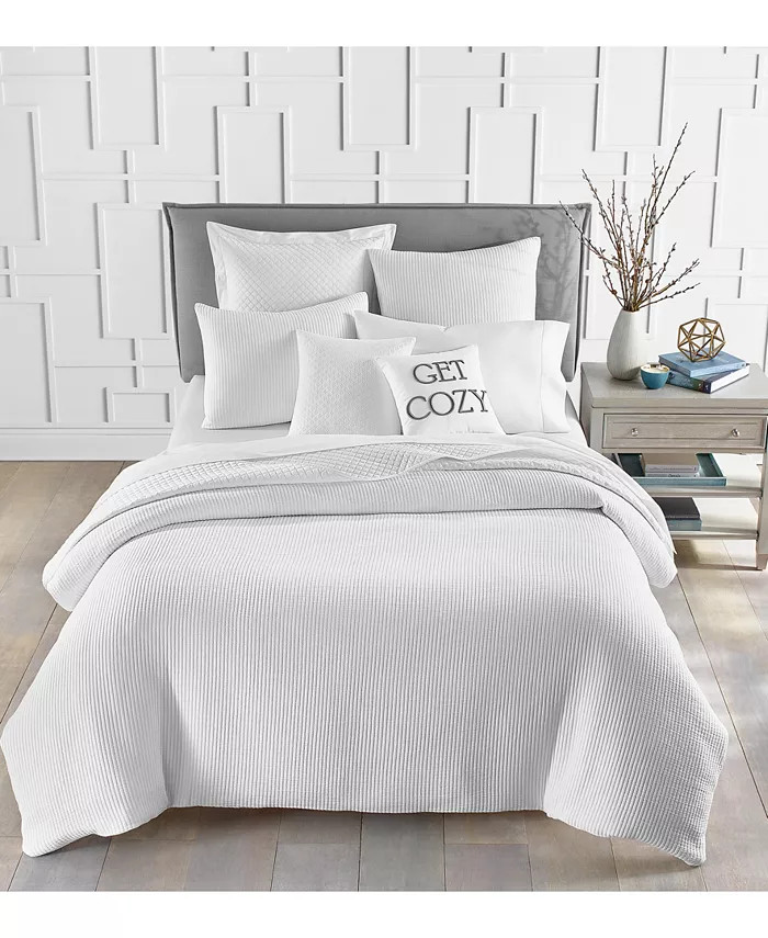 Charter Club Matelassé Ribbed 3-Pc. Duvet Cover Set, Full/Queen, Created for Macy's & Reviews - ... | Macys (US)