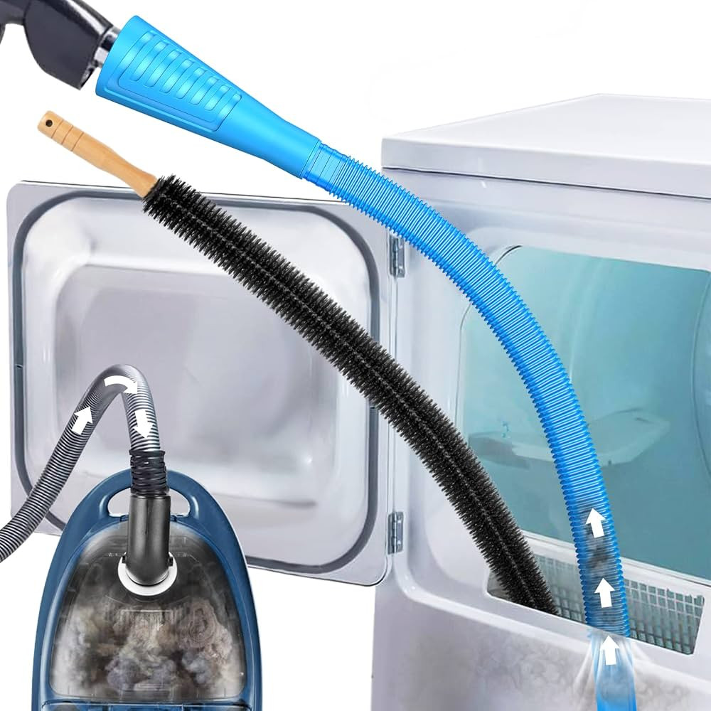 Sealegend 2 Pieces Dryer Vent Cleaner Kit and Dryer Lint Brush Vacuum Hose Attachment Brush Lint ... | Amazon (US)