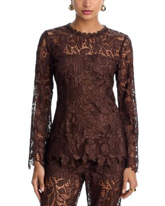 Lace Long Sleeved Tunic Top - Exclusive | Bloomingdale's (US)