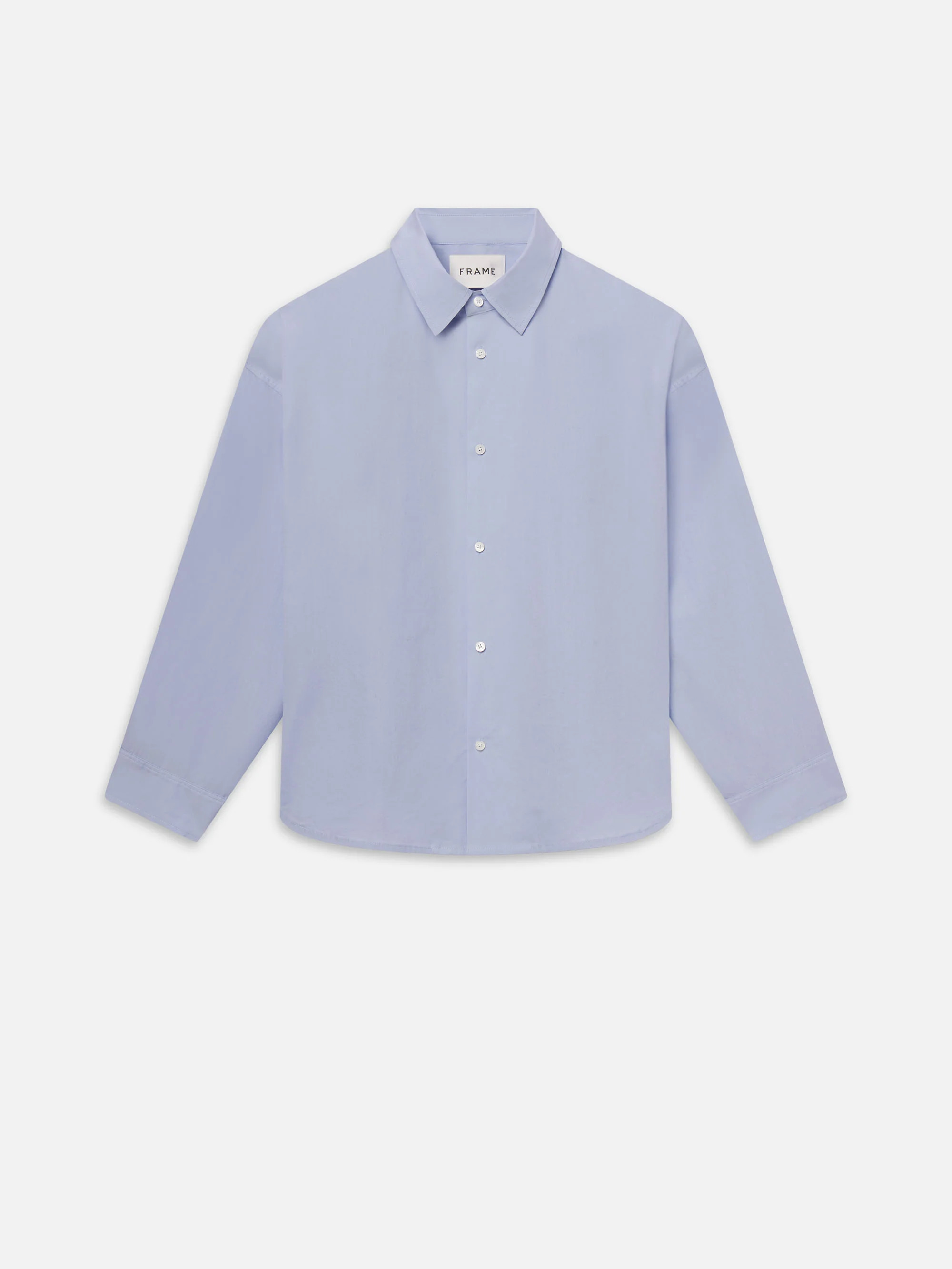Relaxed Cotton Shirt -- Light Blue | Frame Denim
