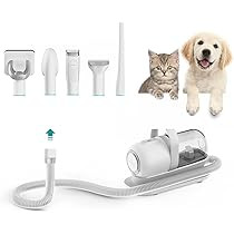 neabot P1 Pro Pet Grooming Kit & Vacuum Suction 99% Pet Hair, Professional Grooming Clippers with 5  | Amazon (US)