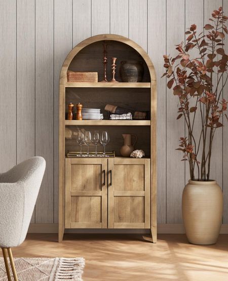 The prettiest arched cabinet from Amazon!! Available in black also. 

#LTKhome #LTKstyletip #LTKfamily