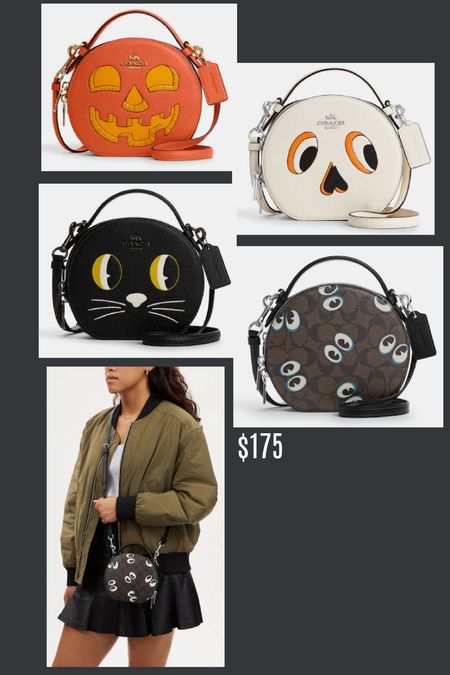Coach Outlet Halloween collection 2023 part 1 of 7 // canteen crossbody leather purse handbag pumpkin jack o lantern skull cat spooky eyes Halloween purse pumpkin purse gothic 

#LTKHalloween #LTKitbag #LTKSeasonal