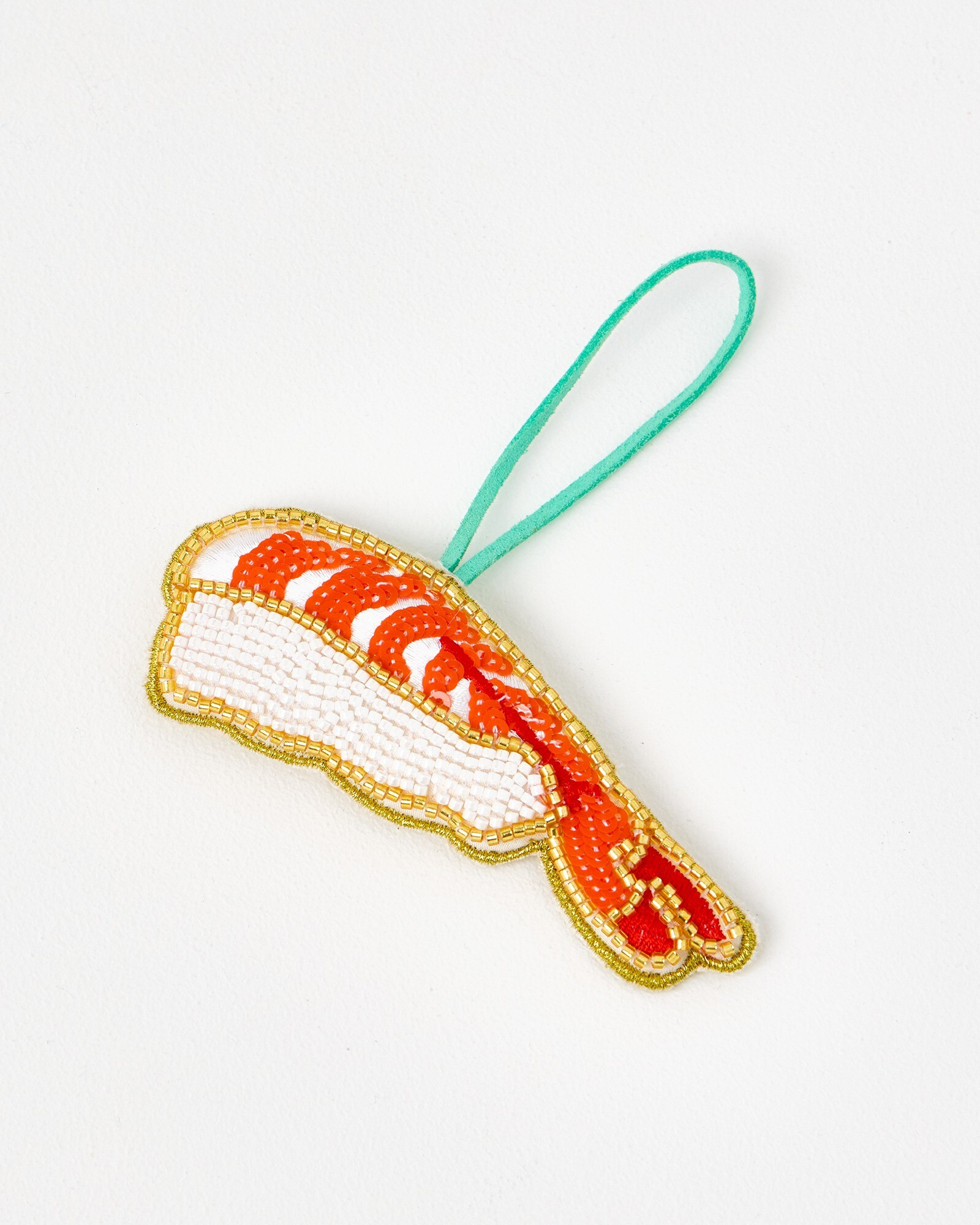 Nigiri Sushi Embroidered Christmas Tree Decoration | Oliver Bonas | Oliver Bonas (Global)