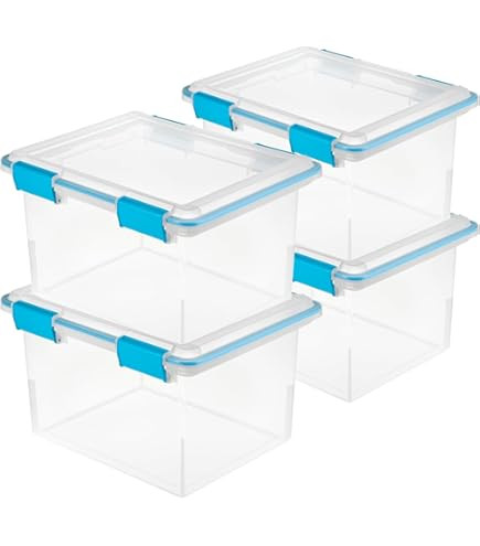 Amazon.com: Sealed Storage Container - 32qt / 30L \u00e2\u20ac\u00a2 14.875"W x 18.5"L x 11.125"H : Industrial & Scientific | Amazon (US)