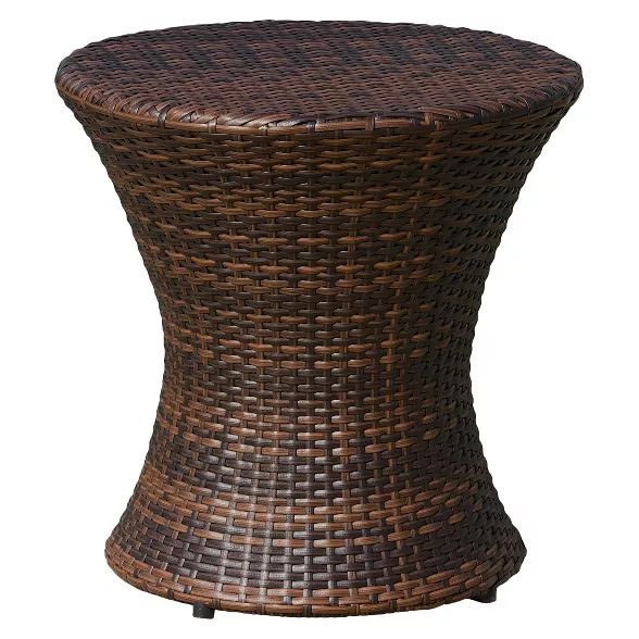 Adriana Wicker Patio Accent Table - Christopher Knight Home | Target