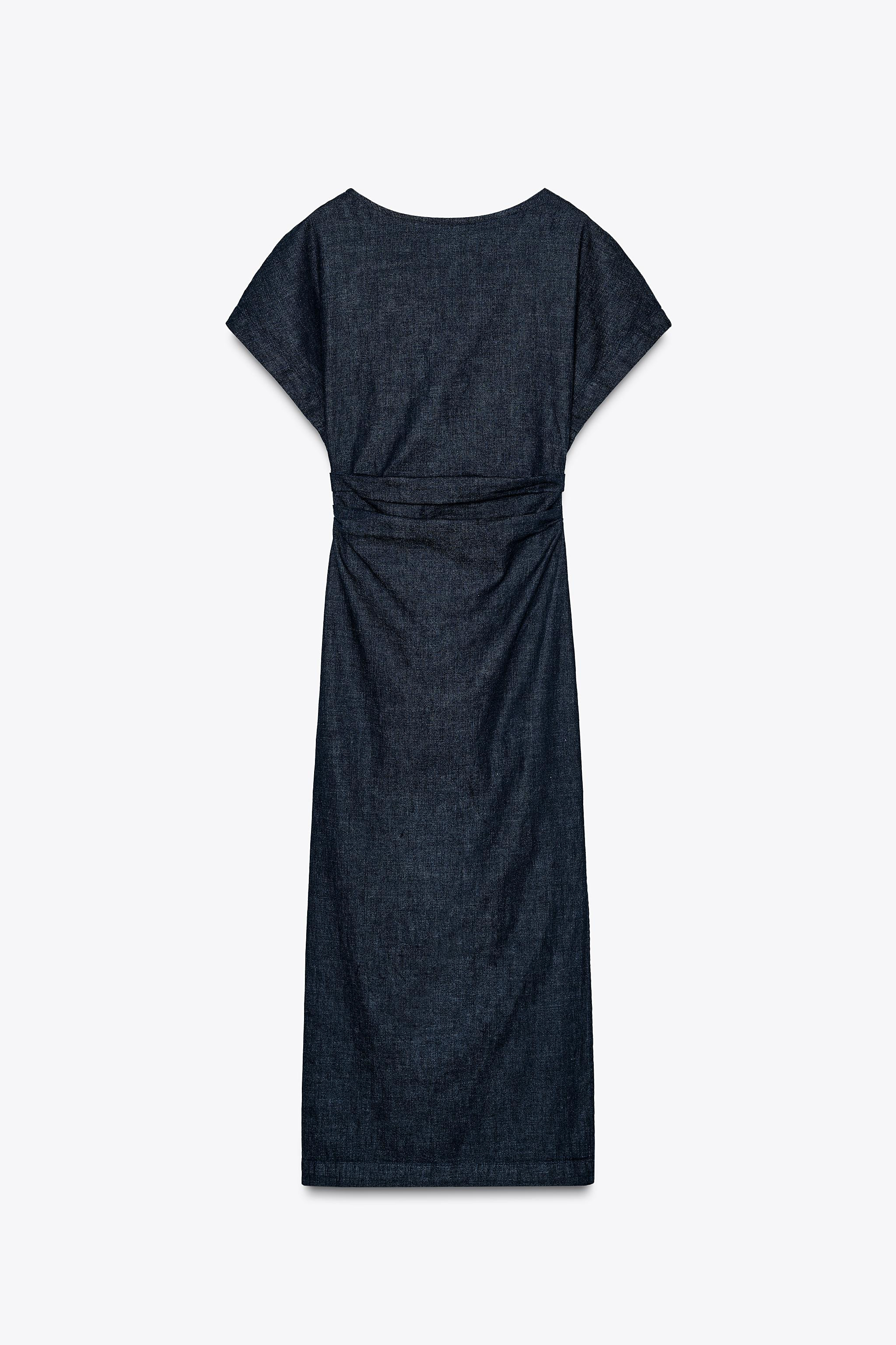 DRAPED MIDI DRESS | Zara US