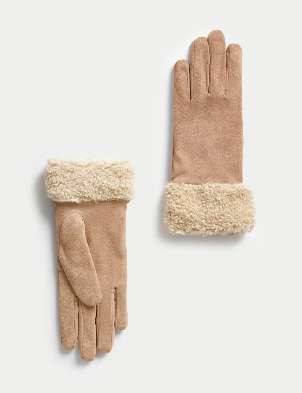 Faux Sheepskin Cuffed Gloves | Marks & Spencer (UK)