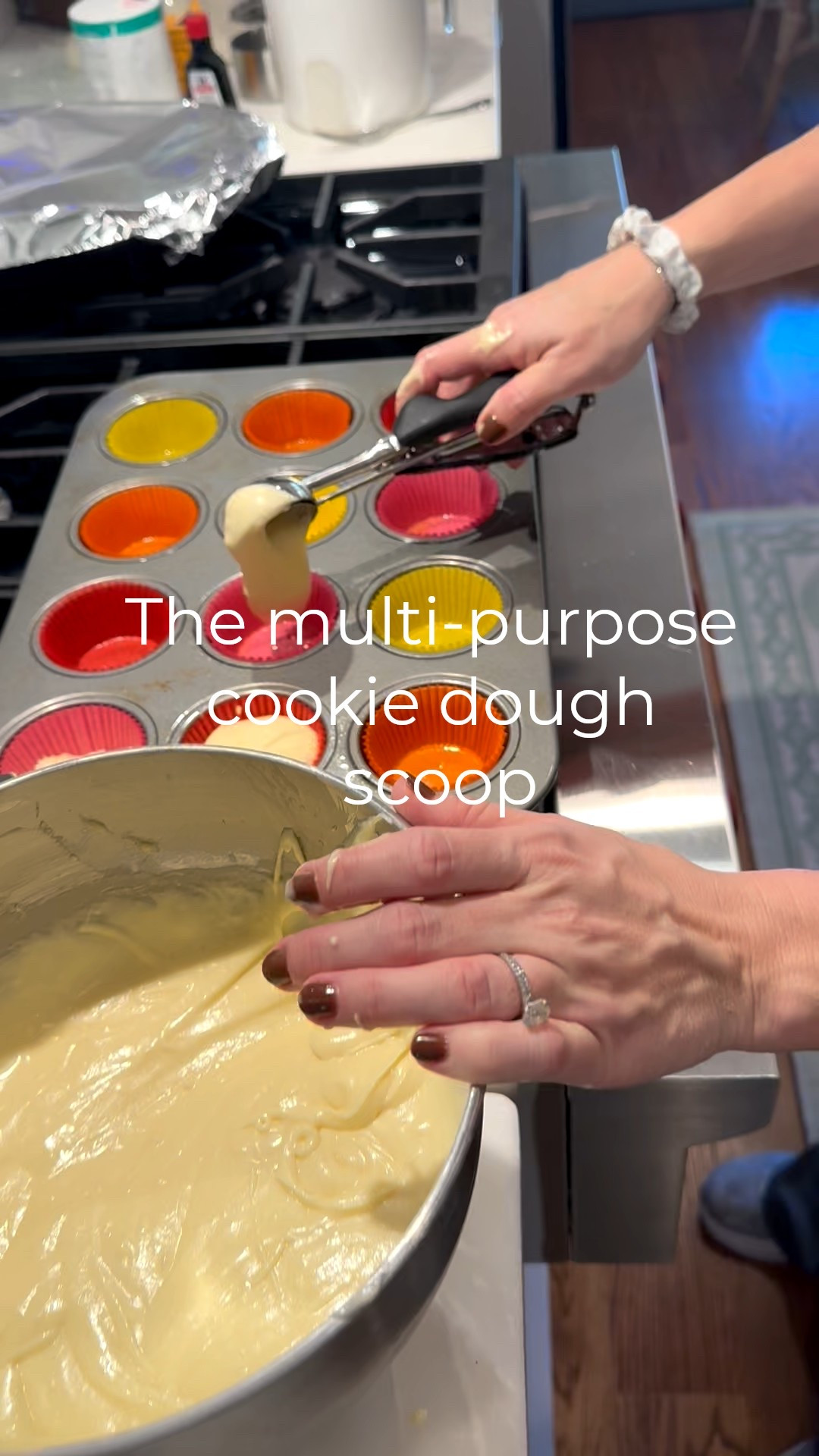 Best gift idea! The cookie dough scoop everyone needs but no one has. I love using mine for all sorts of baking needs! Peanut better protein balls, cookie dough, filling cupcake or muffin tins, and more!

#LTKHome #LTKGiftGuide #LTKCyberWeek