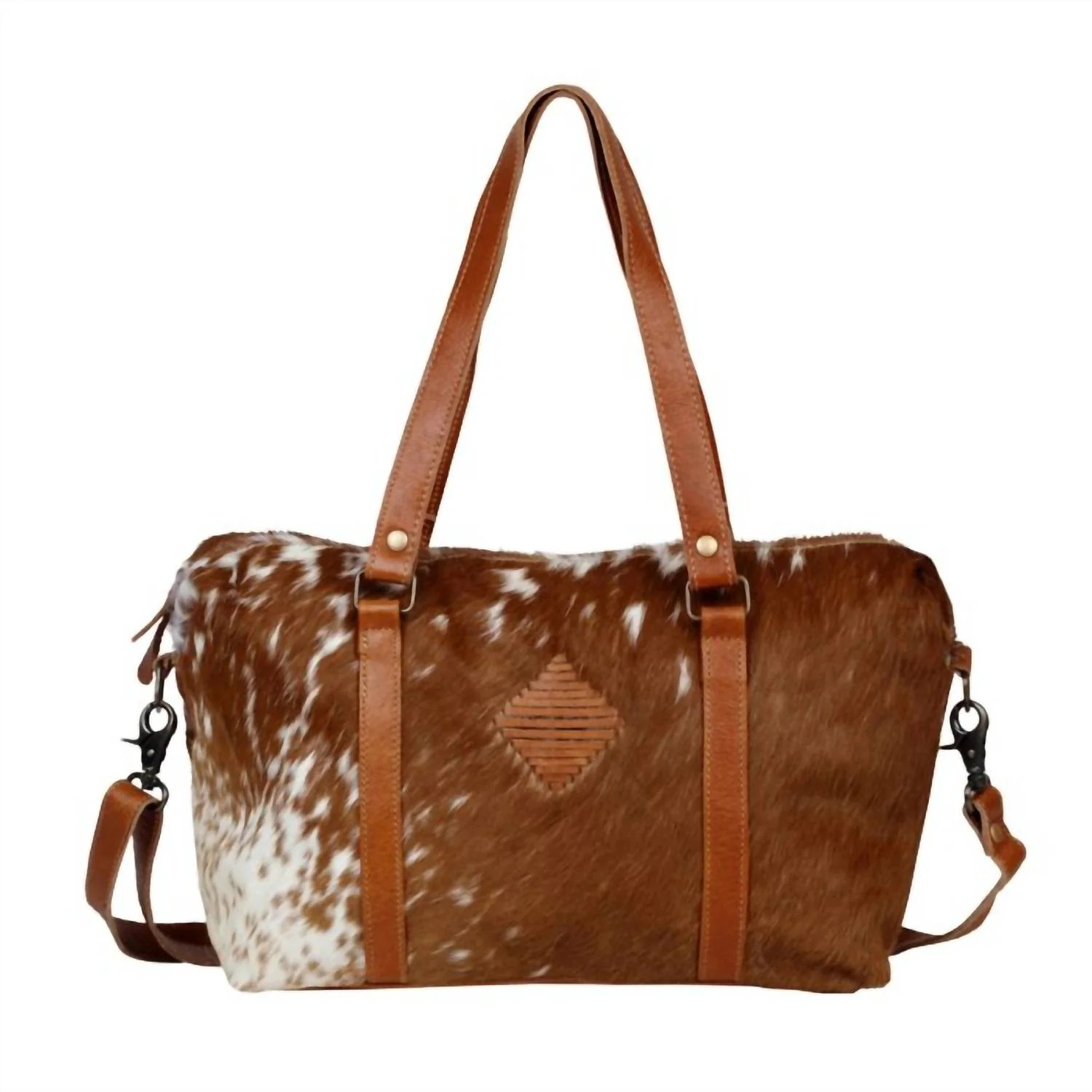 Women's Leather Lust Mini Duffle Bag In Brown | Shop Simon