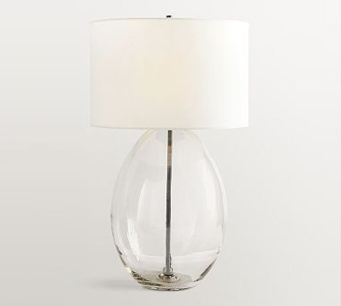 Bennett Recycled Glass Table Lamp (22"-33") | Pottery Barn (US)