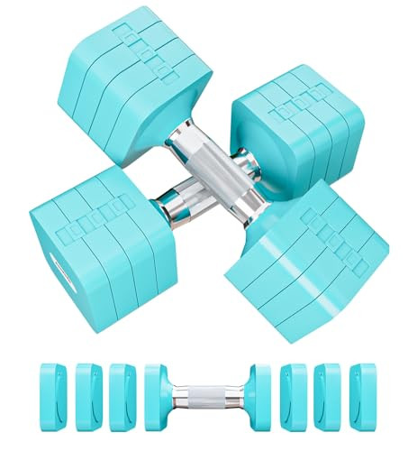 Adjustable Dumbbell Set for Women Men 7.5LB/10LB/15LB/20LB/25LB Each | Amazon (US)