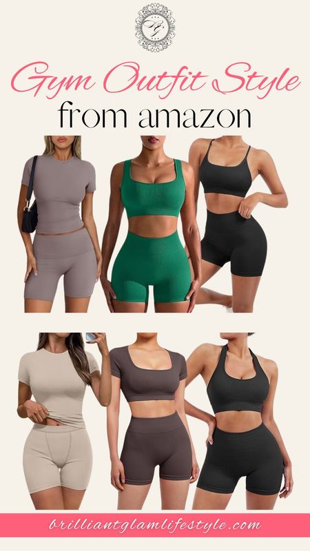 Gym Outfit Style from Amazon. Get your set outfit for your workout! #Amazon #Set #GymOutfit #Fitness #GymFinds 

#LTKU #LTKStyleTip #LTKFitness