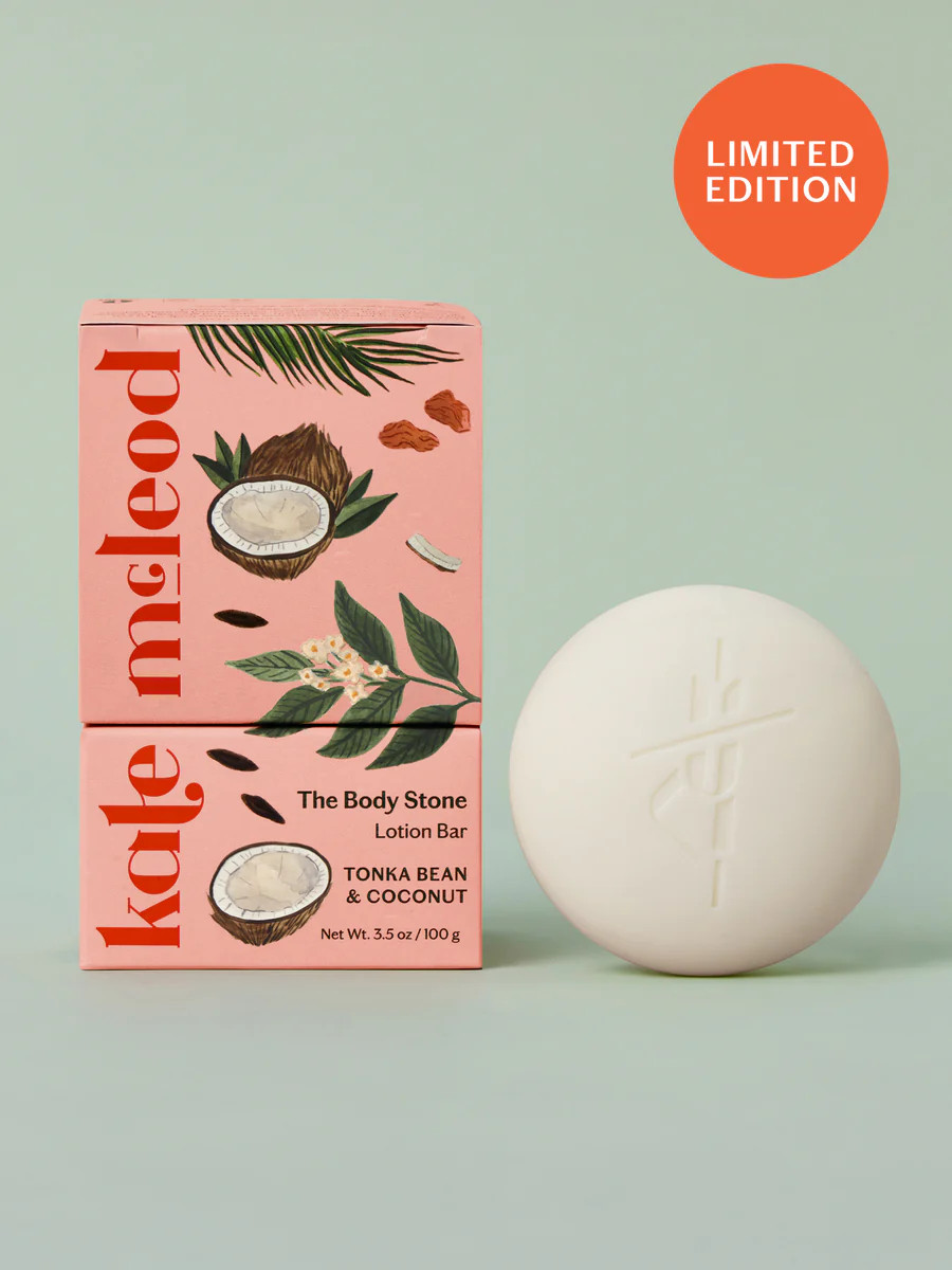 Tonka Bean & Coconut | Deep Moisturizing Lotion Bar | Kate McLeod