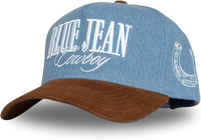 Vintage Western Trucker Hat | Men & Women | Country Cute Caps for Cowgirls Cowboys | Camo Denim E... | Amazon (US)