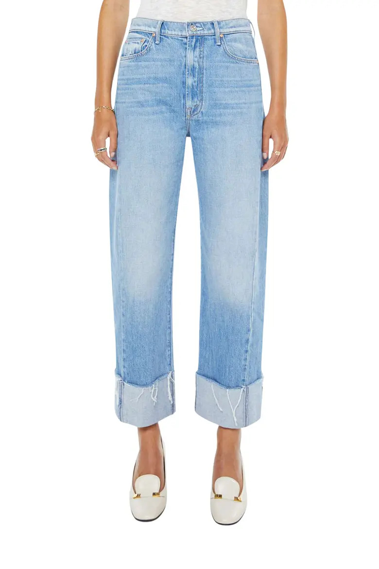 The Half-Pipe Frayed High Waist Ankle Barrel Jeans (Women) | Nordstrom | Nordstrom