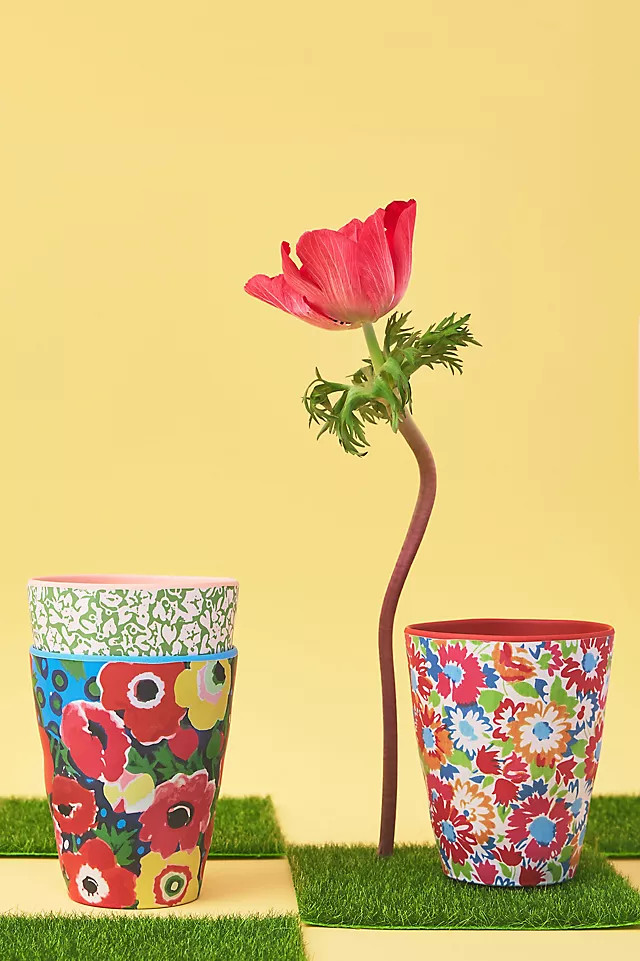 Sarah Campbell Bamboo Melamine Tumbler | Anthropologie (US)