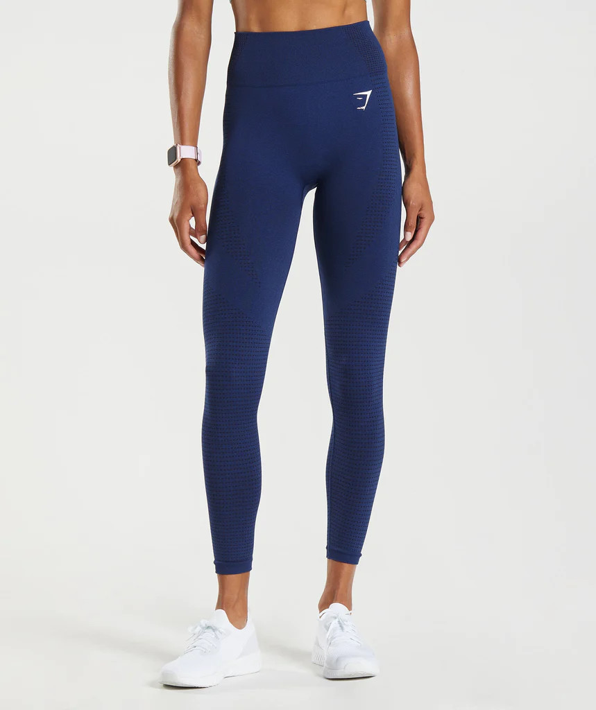 Gymshark Vital Seamless 2.0 Leggings - Stellar Blue Marl | Gymshark (Global)
