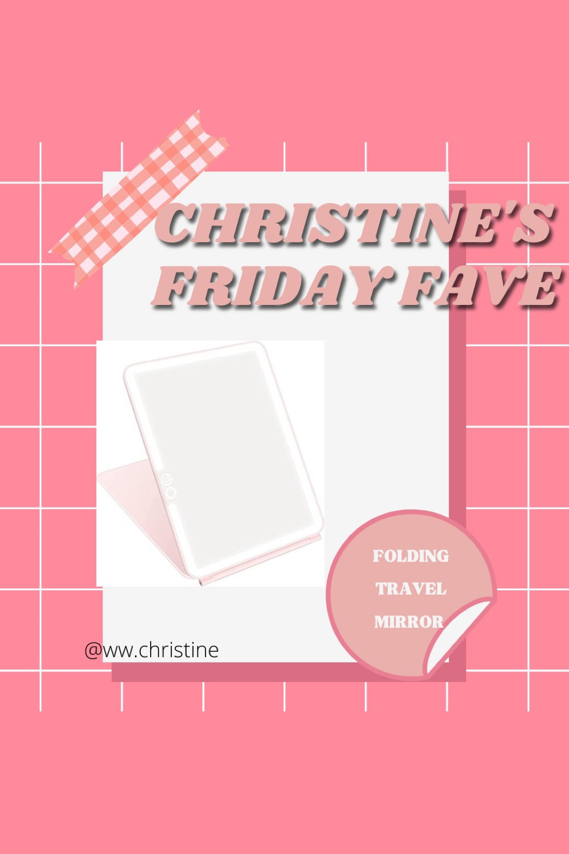 Anytime I travel I always have this folding light up mirror with me! It’s especially great if you are on a trip with a big group of people when mirror space is limited 


#LTKtravel #LTKsalealert #LTKunder50