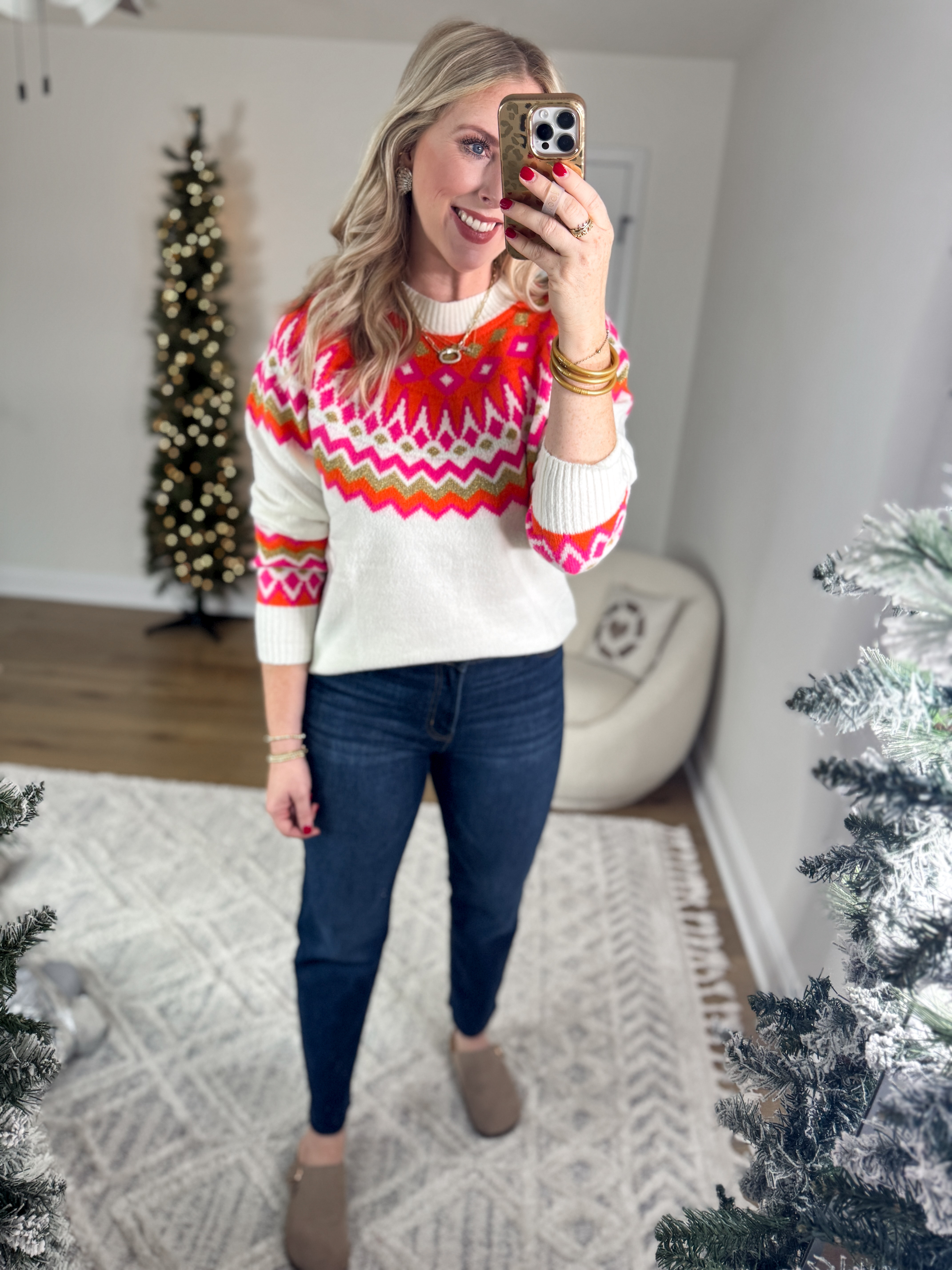 Weekend Walmart Wins try on 
Fair isle sweater- medium


#LTKSaleAlert #LTKFindsUnder50 #LTKCyberWeek