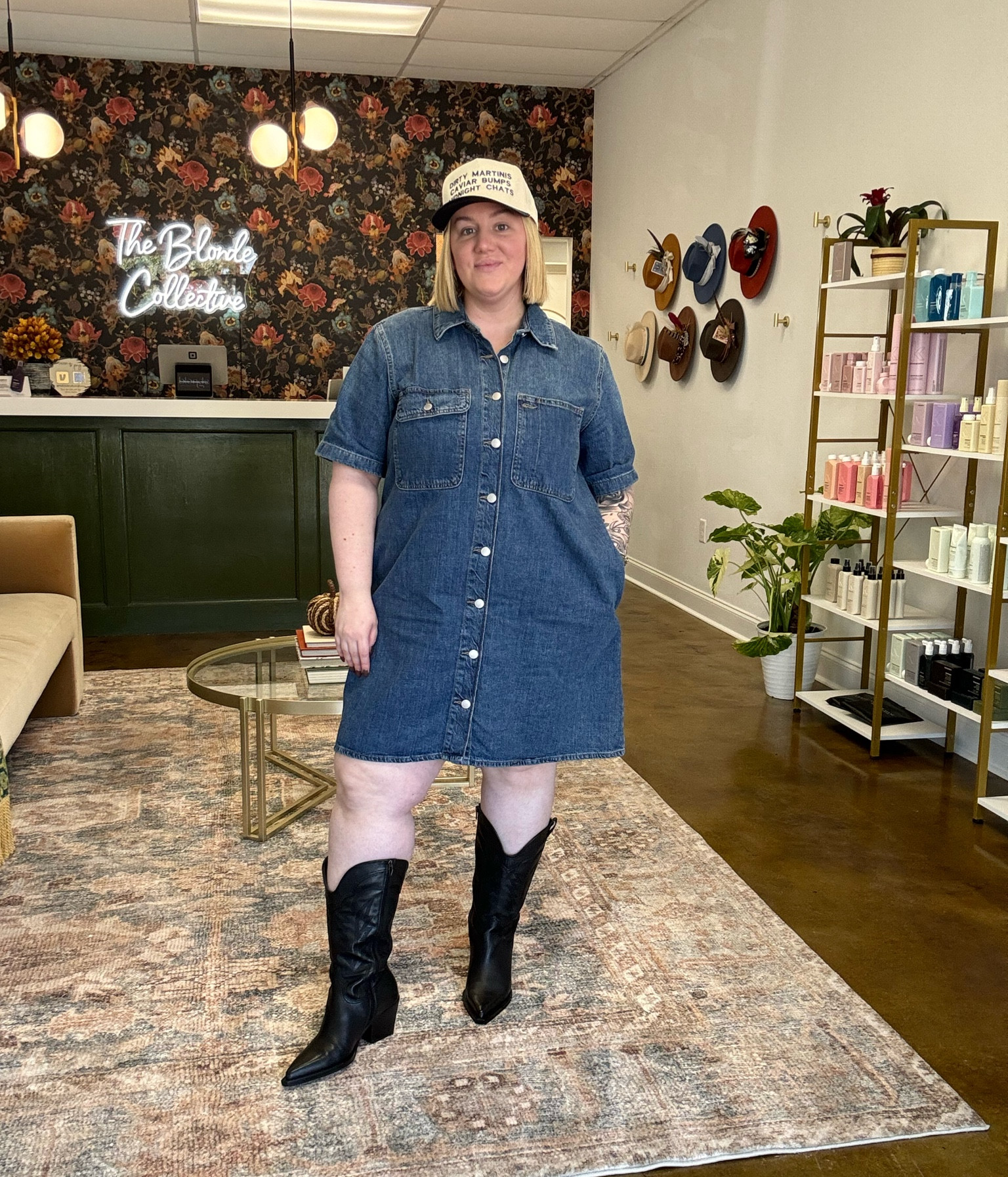 Loving this Jean dress as a fall transition piece! 

#LTKBeauty #LTKMidsize #LTKPlusSize
