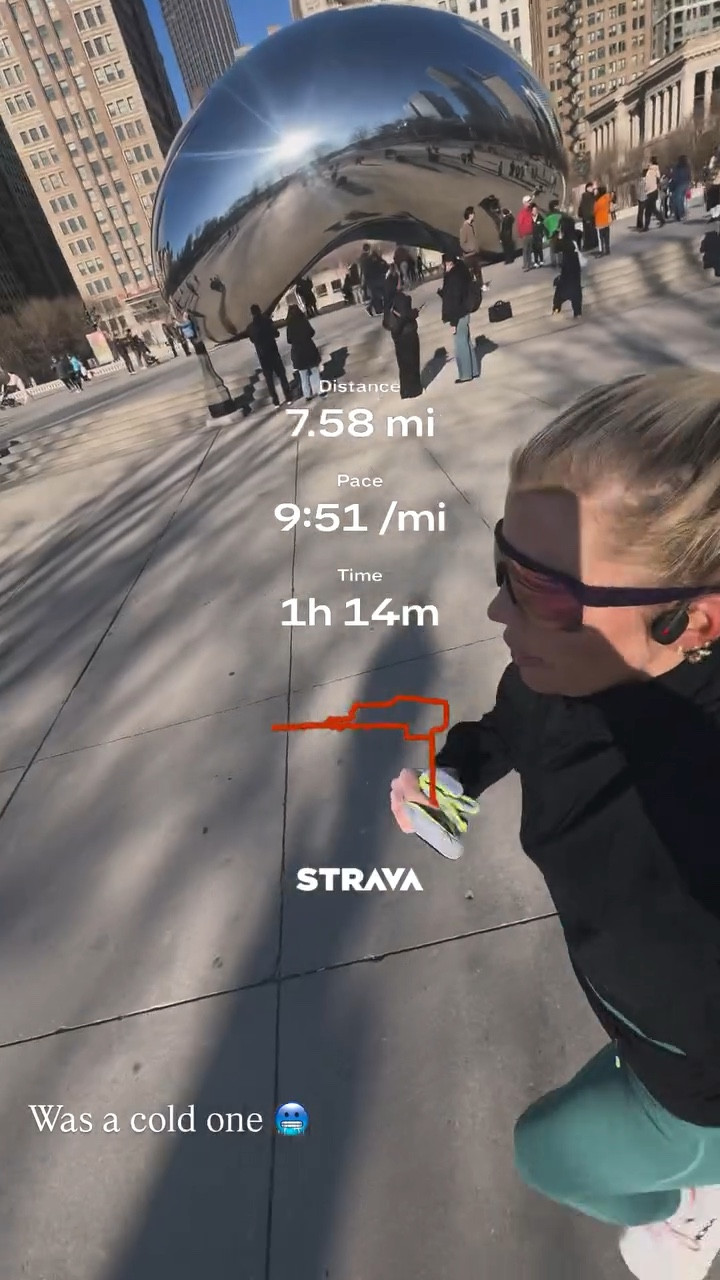 Was a cold one 🥶 morning run. Marathon training 

#LTKfitnessgoals #LTKActive