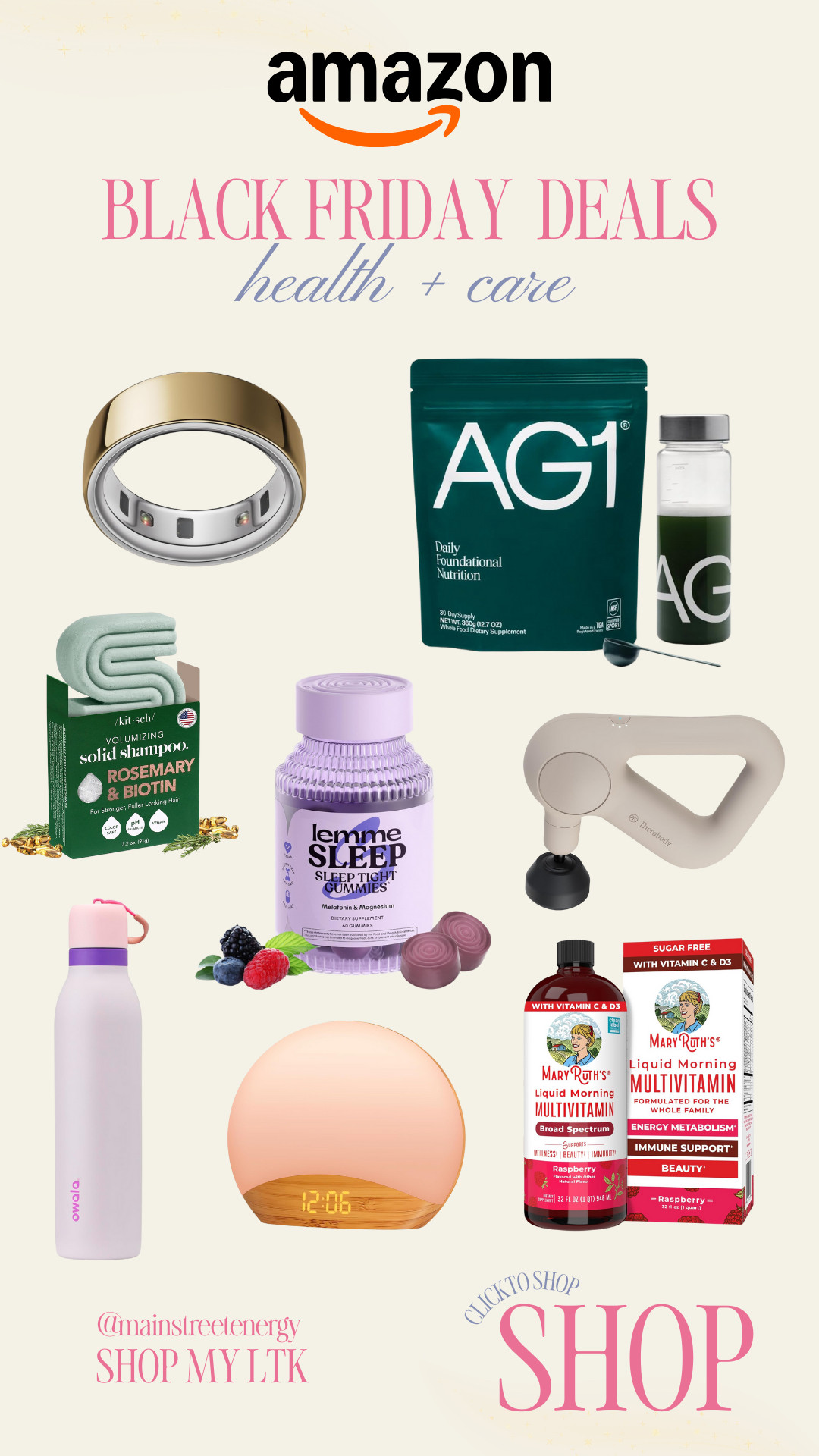 My top picks for health and wellness on Amazon Black Friday. 🛒✨ 

 #LTKCyberWeek #LTKGiftGuide #LTKHoliday