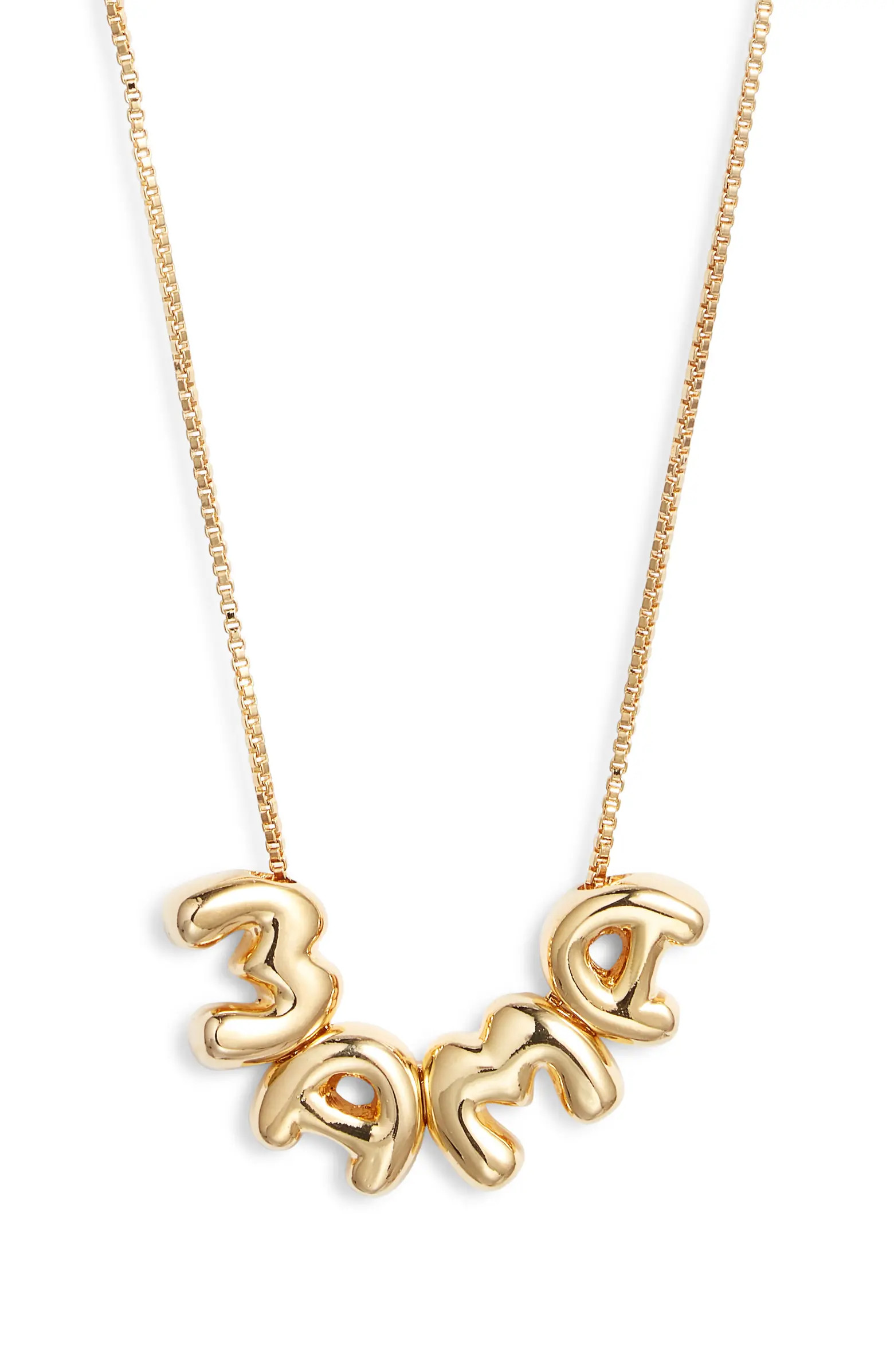 Nordstrom Demi Fine Bubble Mama Pendant Necklace | Nordstrom | Nordstrom