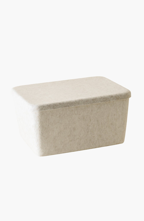 SortJoy The Sculpted Bin - Wide with Lid in Stone - Set Of 3 at Nordstrom | Nordstrom